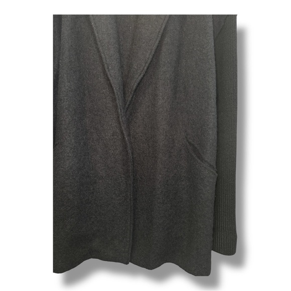 Cynthia Rowley Open Front Wool Blend Cardigan – Size L - Picture 4 of 6